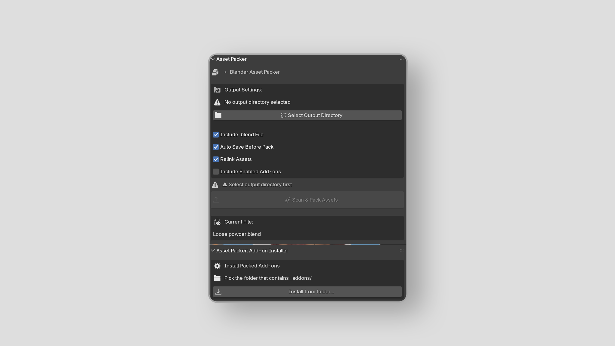[Addon] Blender Asset Packer