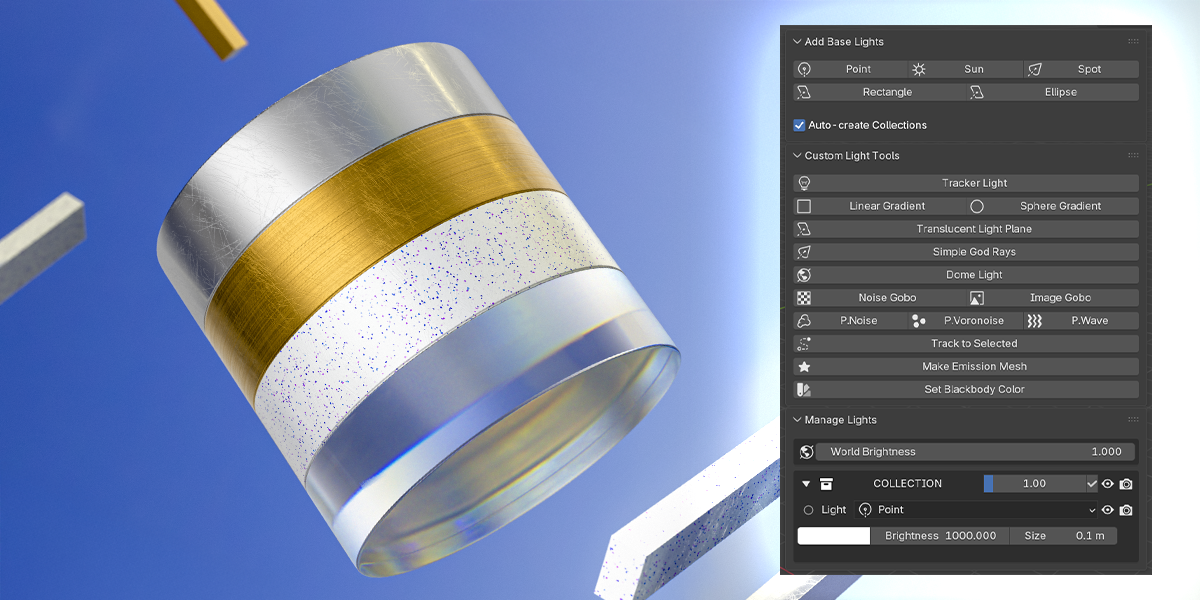 Custom Light v2.1.5 - Multi-Light Control, Solo Mode và đồng bộ Outliner thông minh