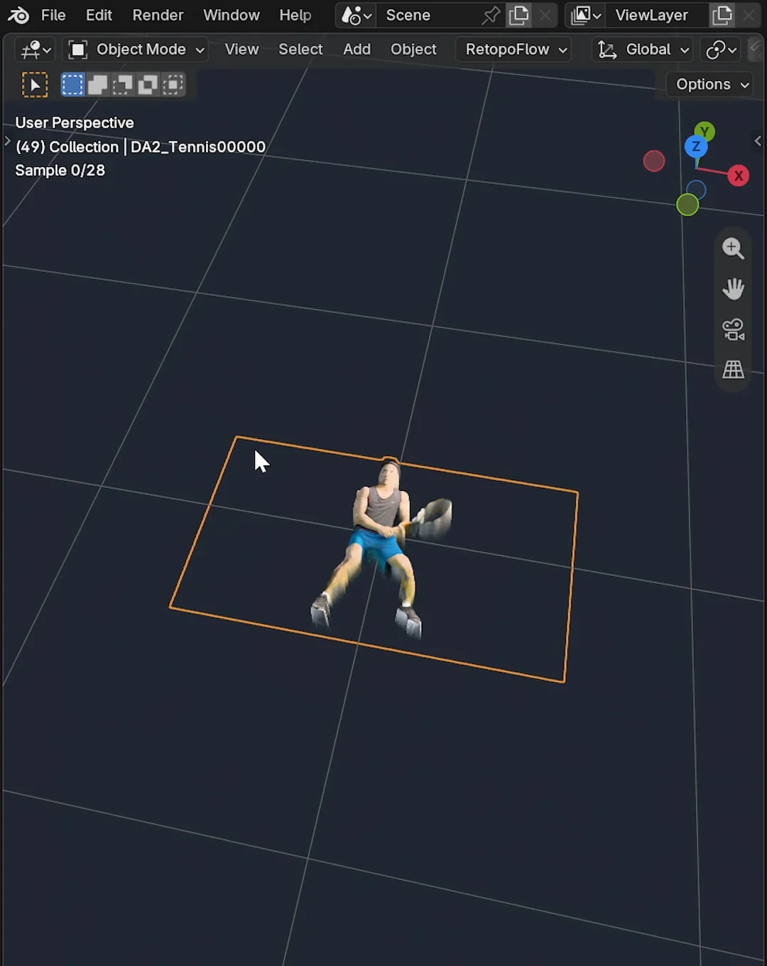 Chuỗi Image Sequence có sẵn kênh Alpha nổi khối 3D và bắt sáng theo timeline
